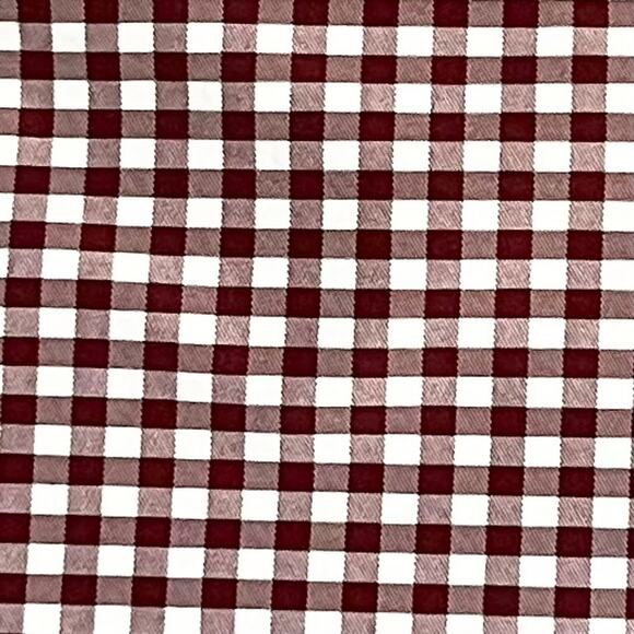 Club Monaco Gingham Check Swim Shorts Preppy 6" Maroon Size 34 - Picture 2 of 9